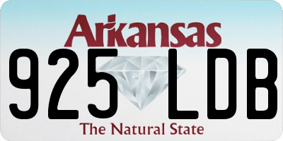 AR license plate 925LDB