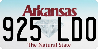 AR license plate 925LDO