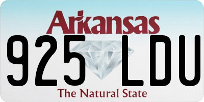 AR license plate 925LDU