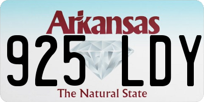 AR license plate 925LDY
