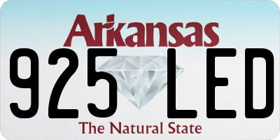 AR license plate 925LED