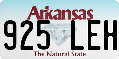AR license plate 925LEH
