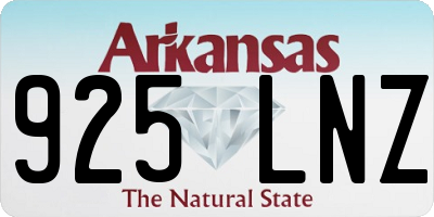 AR license plate 925LNZ