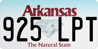 AR license plate 925LPT