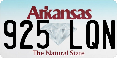 AR license plate 925LQN