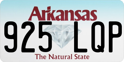 AR license plate 925LQP