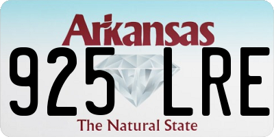 AR license plate 925LRE