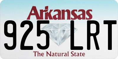 AR license plate 925LRT