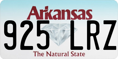 AR license plate 925LRZ