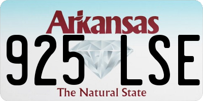 AR license plate 925LSE