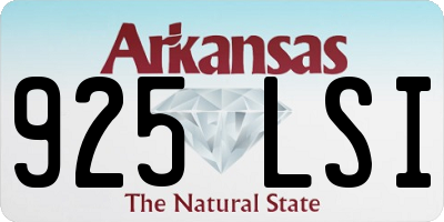 AR license plate 925LSI