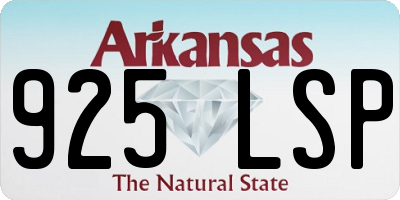 AR license plate 925LSP