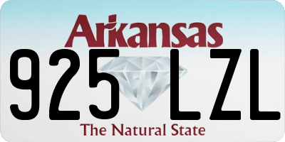 AR license plate 925LZL