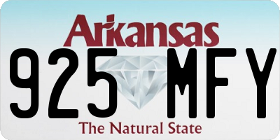 AR license plate 925MFY