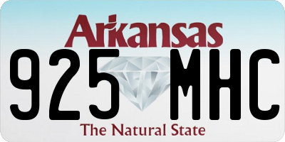 AR license plate 925MHC