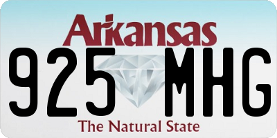AR license plate 925MHG