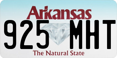 AR license plate 925MHT