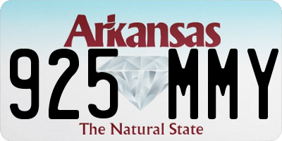 AR license plate 925MMY