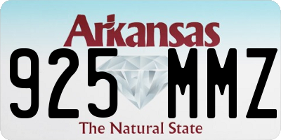 AR license plate 925MMZ