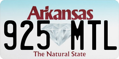 AR license plate 925MTL