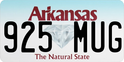 AR license plate 925MUG