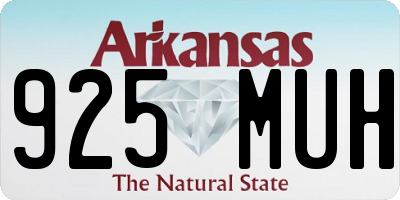 AR license plate 925MUH