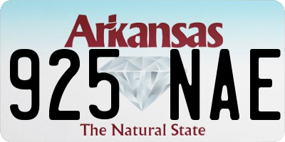AR license plate 925NAE