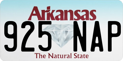 AR license plate 925NAP