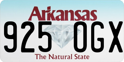AR license plate 925OGX