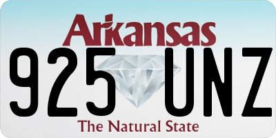 AR license plate 925UNZ