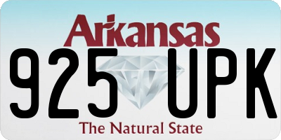 AR license plate 925UPK