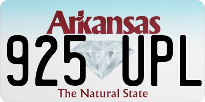 AR license plate 925UPL