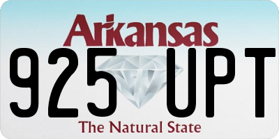 AR license plate 925UPT