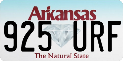 AR license plate 925URF