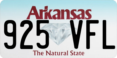 AR license plate 925VFL