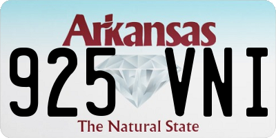 AR license plate 925VNI