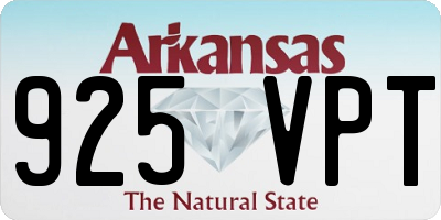 AR license plate 925VPT