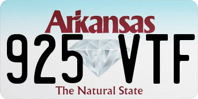 AR license plate 925VTF