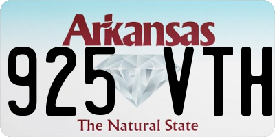 AR license plate 925VTH