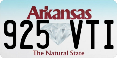 AR license plate 925VTI
