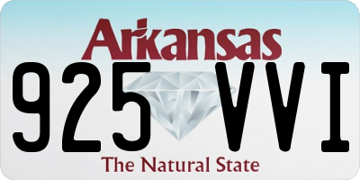 AR license plate 925VVI