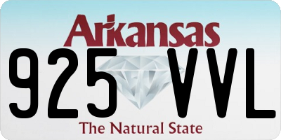 AR license plate 925VVL