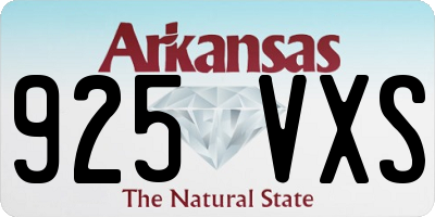 AR license plate 925VXS