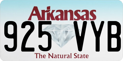 AR license plate 925VYB