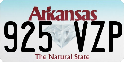 AR license plate 925VZP