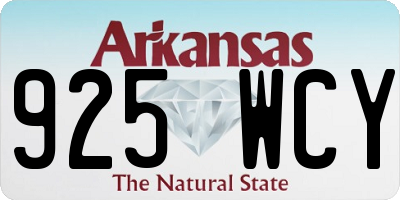 AR license plate 925WCY