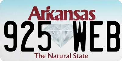 AR license plate 925WEB