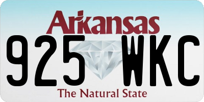 AR license plate 925WKC