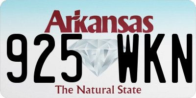 AR license plate 925WKN