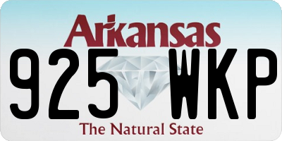 AR license plate 925WKP